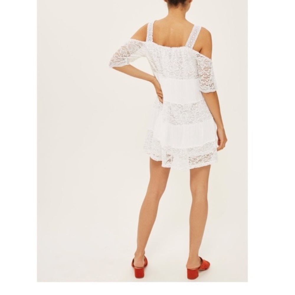 TopShop Cold Shoulder Dress - Picture 2 of 9